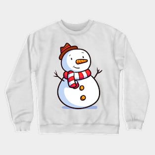 cute snowman Crewneck Sweatshirt